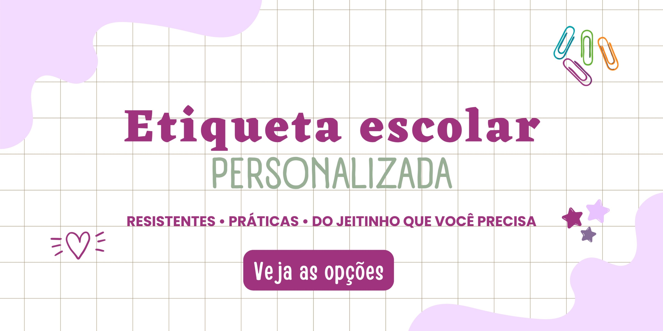 Banner volta as aulas